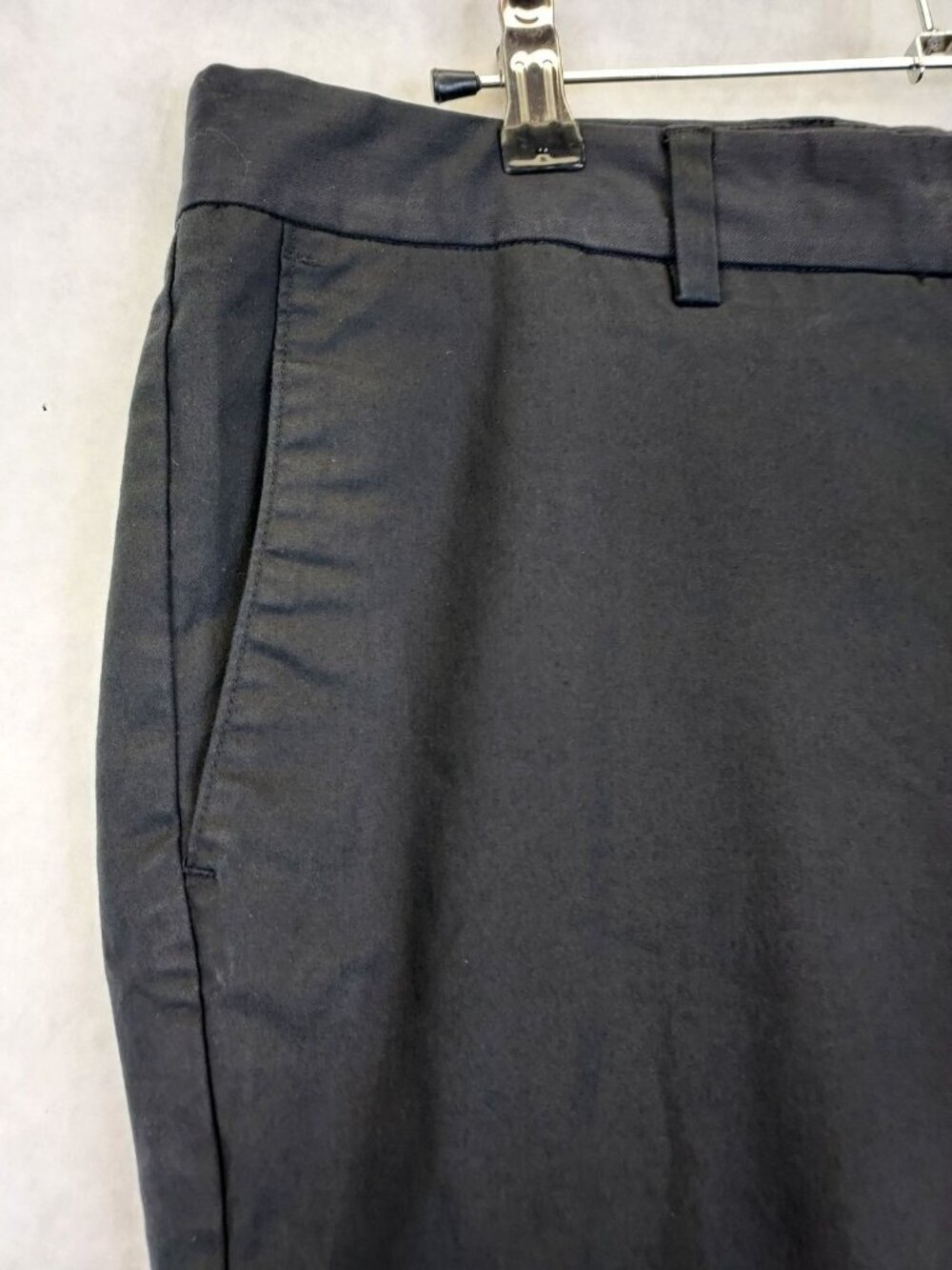 Joe Fresh Straight Flex Pants Men's 34x31 Flat Front Black Slacks Stretch Preppy - Picture 3 of 14